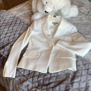 Ann Taylor cream blazer